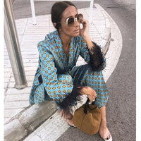 Fashion jacket women loose - kimono coat - Golonzo -                                                                             