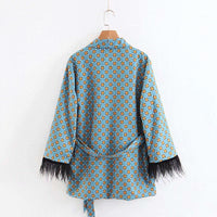 Fashion jacket women loose - kimono coat - Golonzo -                                                                             