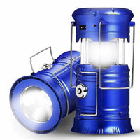 6 LED Collapsible Solar Camping Lantern / Flash Light - Golonzo -                                                                             