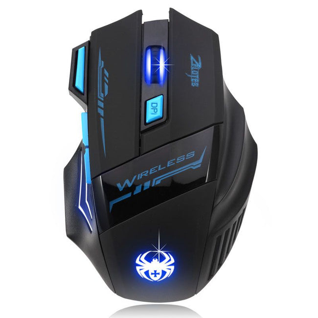 Adjustable 2400 DPI Optical Wireless Mouse - Gamer Mice / Gaming Mouse - Golonzo -                                                                             