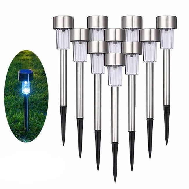 10 PCS Led Solar Path/Garden Light - Golonzo -                                                                             