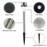 10 PCS Led Solar Path/Garden Light - Golonzo -                                                                             