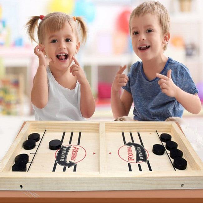Hockey Table Sling Puck Board Games - Golonzo -                                         Party Games                                    