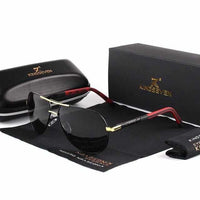 Men Vintage Aluminum HD Polarized Sunglasses - Classic Sunglasses Coating Lens - Golonzo -                                         Sunglasses                                    