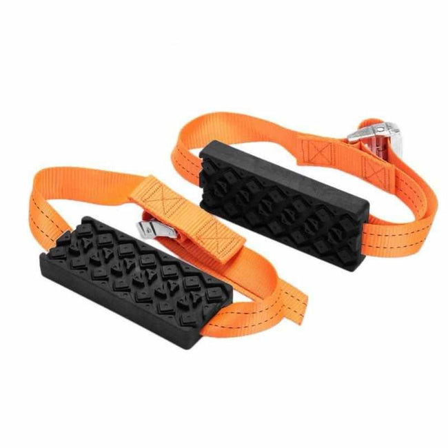 2PCS Anti-Skid Tire Block - Safety Strap Snow/Mud Chains - Golonzo -                                                                             