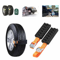 2PCS Anti-Skid Tire Block - Safety Strap Snow/Mud Chains - Golonzo -                                                                             