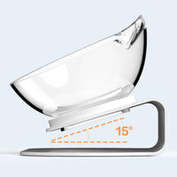 Orthopedic Cat Bowl & Slow Feeder 2-in-1 [Anti-Vomiting] - Golonzo -                                                                             