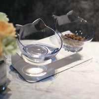 Orthopedic Cat Bowl & Slow Feeder 2-in-1 [Anti-Vomiting] - Golonzo -                                                                             