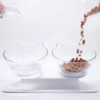 Orthopedic Cat Bowl & Slow Feeder 2-in-1 [Anti-Vomiting] - Golonzo -                                         Cat Supplies                                    