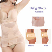 3in1 Belly/Abdomen/Pelvis Postpartum - Belt Body Recovery Shapewear - Golonzo -                                                                             