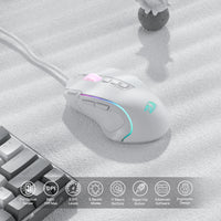 Predator RGB Gaming Mouse 8000 DPI Wired Optical with 11 Programmable Buttons-Mice & Trackballs-Golonzo