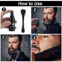 4 Pcs/Set Beard Growth Kit - Golonzo -                                                                             
