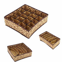 3PC/Set Circle Pattern Storage Boxes  For Underwear Towels Socks Ties - Golonzo -                                                                             