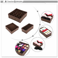 3PC/Set Circle Pattern Storage Boxes  For Underwear Towels Socks Ties - Golonzo -                                                                             