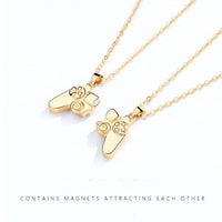 2pcs/Set Magnetic Game Controller Couple Necklace - Golonzo -                                                                             
