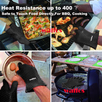 Silicone Oven Kitchen Glove - Golonzo -                                         Oven Mitts & Pot Holders                                    