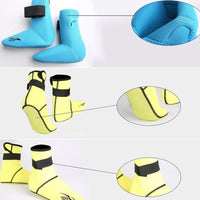 3mm Neoprene Snorkeling Socks / Diving Shoes - Beach Boots Wetsuit Anti Scratches / Slip - Golonzo -                                                                             
