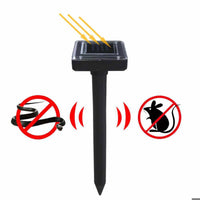 2pcs Ultrasonic Solar Power Mouse/Snake Repeller - Golonzo -                                                                             