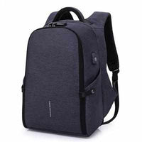 Fashion Functional 15.6 inch Laptop Backpack - Anti theft/Large Capacity/USB Recharging - Golonzo -                                                                             