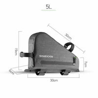 Bicycle Triangle Front Frame Bag - Rainproof/Waterproof Bike Bag Large Capacity - Golonzo -                                                                             