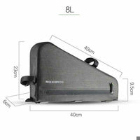 Bicycle Triangle Front Frame Bag - Rainproof/Waterproof Bike Bag Large Capacity - Golonzo -                                                                             