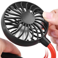 cold fan hands free neck fan rechargeable mini sports - Golonzo -                                                                             