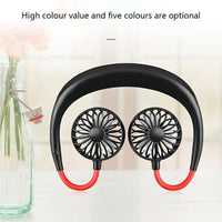 cold fan hands free neck fan rechargeable mini sports - Golonzo -                                                                             