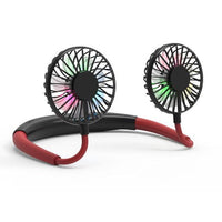 cold fan hands free neck fan rechargeable mini sports - Golonzo -                                                                             