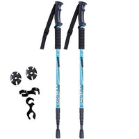 2Pcs/lot Anti Shock Nordic Walking Sticks - Golonzo -                                                                             