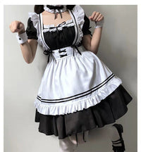 1set/lot Sexy Maid Cosplay Costume - Black Dress Party Clothing - Golonzo -                                                                             