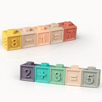 Baby Grasp Toy Building Blocks 3D Touch Hand Soft Balls Baby-12pcs/set - Golonzo -                                                                             