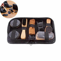 7pcs/set Shoe Cleaner set - Cleaning brush Shoe Polish Leather Surface Brush Kit - Golonzo -                                                                             