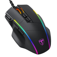 Ergonomic Gaming Mouse Wired 8 Buttons Programmable Mice with 8000 DPI with RGB Backlit-Golonzo