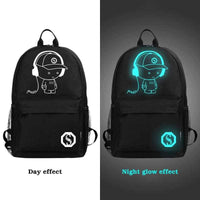 Luminous School USB Charger Backpack-Backpacks-Golonzo
