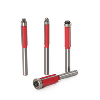 1/4Pc 6mm 1/4" Shank Flush Trim Router Bits Mill for Wood Trimming-Drill & Screwdriver Bits-Golonzo