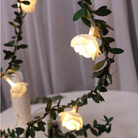 Rose Flower led Fairy String Lights Battery Powered-LED light Bulbs-Golonzo