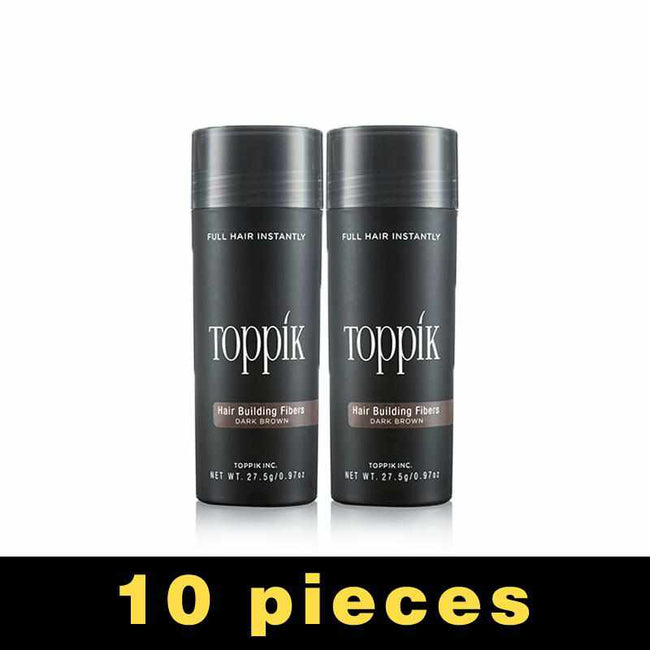 10PCS/LOT TOPPIK 10colors Hair Building Fiber Powder 27.5g-Hair Loss Concealer-Golonzo