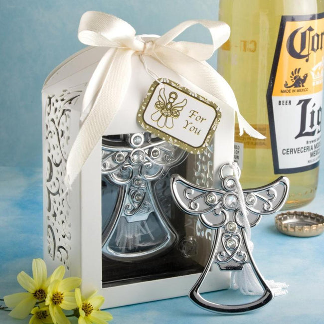 Wedding Souvenir Angel Bottle Opener Party Small Gift Box-Bottle Opener-Golonzo