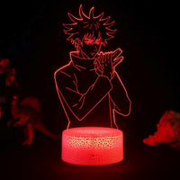 Anime Jujutsu Kaisen Night Light Decoration RGB 3D Lamp-Golonzo
