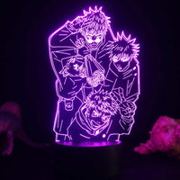 Anime Jujutsu Kaisen Night Light Decoration RGB 3D Lamp-LED Signs-Golonzo