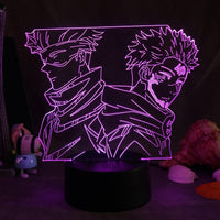 Anime Jujutsu Kaisen Night Light Decoration RGB 3D Lamp-Golonzo