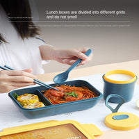 Microwave Lunch Box Portable 2 Layer-Lunch Boxes and Totes-Golonzo