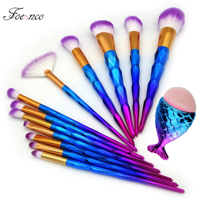 Rainbow Makeup Brush Set-Makeup Brushes-Golonzo