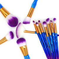 Rainbow Makeup Brush Set-Makeup Brushes-Golonzo