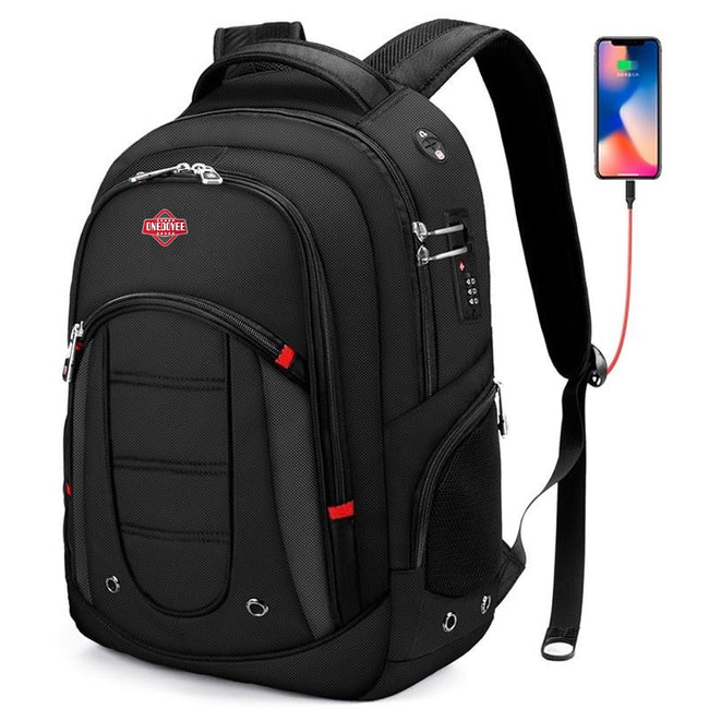 Laptop Backpack Men USB Charging Travel Backpack-Backpacks-Golonzo