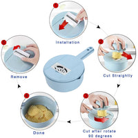 Mandoline Vegetable Cutter-Kitchen Slicers-Golonzo