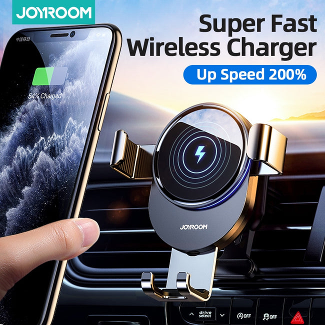 15W Qi Car Phone Holder Wireless Charger Car Mount-Wireless Chargers-Golonzo