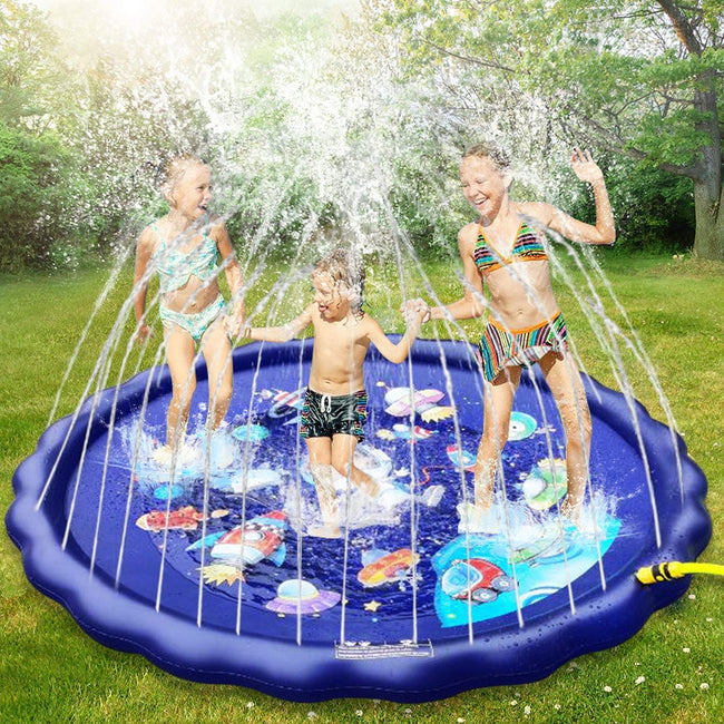 Water Mat Children's mat Summer Beach Inflatable Spray Water-Bath Mat and Rug-Golonzo