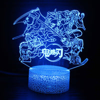 Demon Slayer Anime LED RGB Lamp-LED Signs-Golonzo