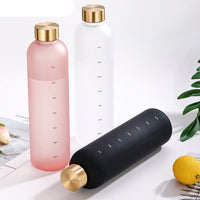 1L Water Bottle With Time Marker-Water Bottles-Golonzo